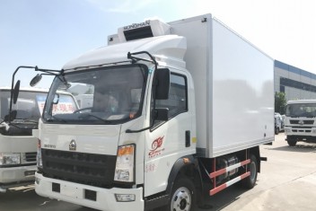 重汽豪沃冷藏車(藍牌，廂長4.0米)